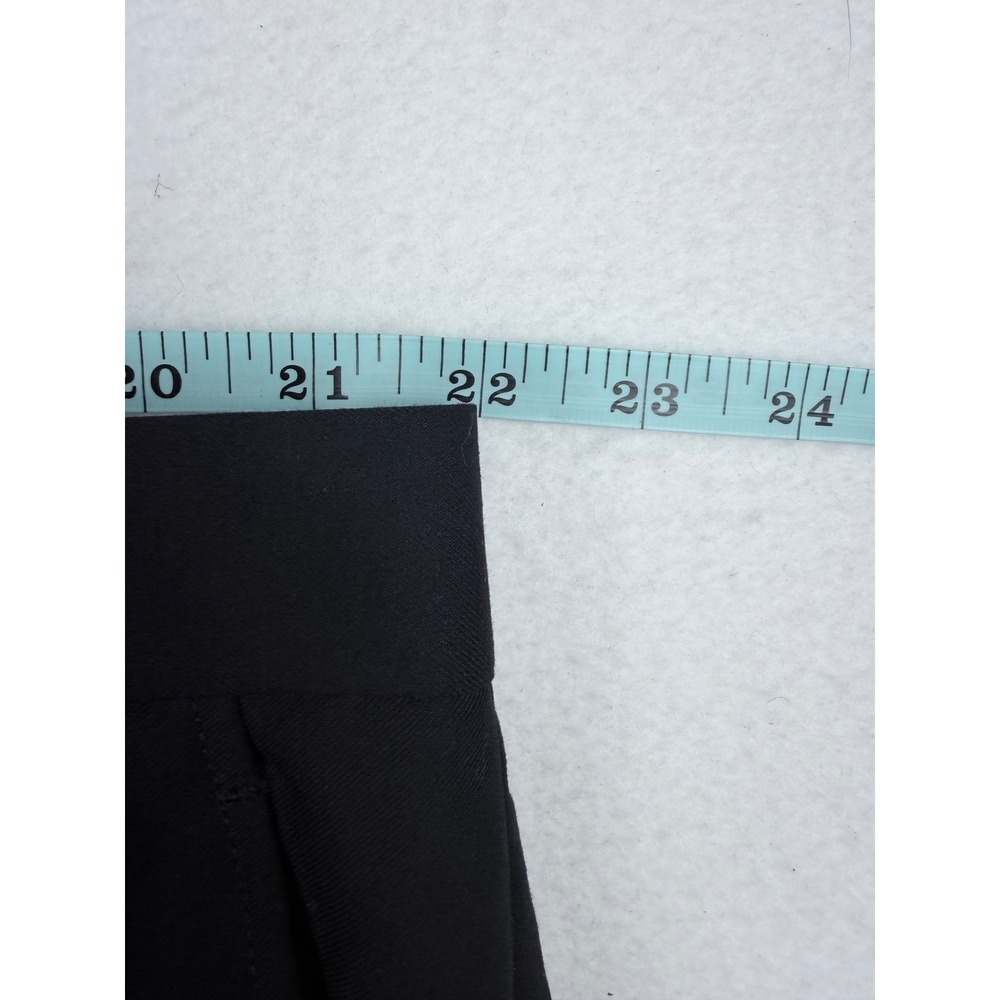 Kenneth Cole New York Mens Black Dress Pants Flat Front Trousers 44W 32L LR9052 - Picture 3 of 5